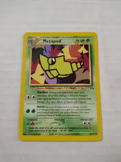 Pokemon Card Neo Discovery 42/75 Unlimited Metapod WOTC 2001 - Image 1