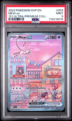 Mew Ex Pokemon Svp En-Sv Black Star Promo 053 NM PSA 9 - Image 1