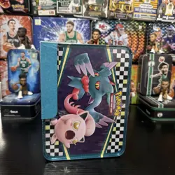 POKEMON TREASURE CHEST METAL LUNCHBOX SEALED MEGA Two Promo Cards + Six Packs - Image 3