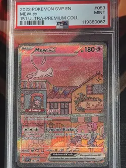 Pokemon TCG Mew EX Black Star Promo - Graded PSA 9 - Image 1