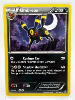 Umbreon 61/108 Pokemon Card Dark Explorers 2012 MP - Image 1