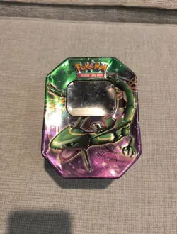 POKEMON Rayquaza Tin - NO CARDS used - Image 1