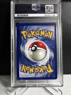Pokemon! PSA 8 Hitmonlee 7/62 - Unlimited - Fossil - Holo - NM/Mint - Image 2