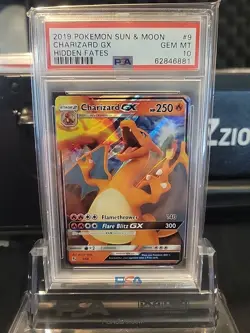 Pokemon Charizard GX 9/68 Hidden Fates Ultra Rare Holo PSA 10 2019 - Image 1