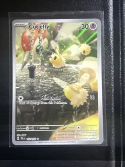 Pokemon TCG Cutiefly Holo Illustration Rare Card 172/162 Temporal Forces P141 - Image 1