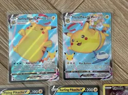Pokemon TCG 25th Anniversary Celebrations Pikachu VMAX & V Bundle NM - Image 2