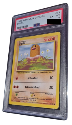 Pokemon - Digda - PSA 6 - 1999 Basis Set / Base Set - German - Vintage Grading - Image 1