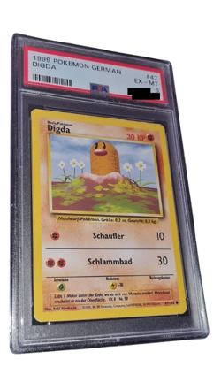 Pokemon - Digda - PSA 6 - 1999 Basis Set / Base Set - German - Vintage Grading - Image 3