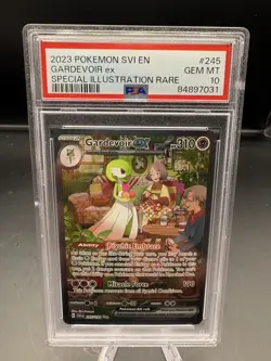2023 POKEMON SCARLET & VIOLET SPECIAL ILLUSTRATION RARE #245 GARDEVOIR EX PSA 10 - Image 1