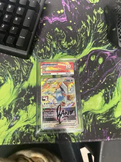 Ace 10 Lugia Vstar Silver Tempest Play! Pokemon Series Four Signed By Randolph - Image 1
