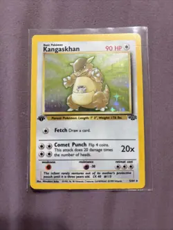 Pokemon TCG Jungle 1999 Kangaskhan Holo 1st Edition - Image 1