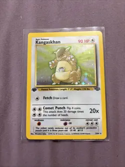 Pokemon TCG Jungle 1999 Kangaskhan Holo 1st Edition - Image 3
