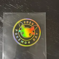 2026 Pikachu 051/162 Pokemon Day 30th Anniversary Stamped Promo TCG Plus Coin - Image 2