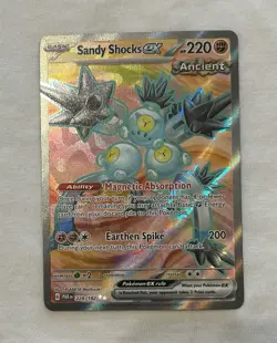 Sandy Shocks EX 228/182 Ultra Rare S&V Paradox Rift Pack Fresh Near Mint Pokemon - Image 1