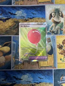 Air Balloon 166/132 Ultra Rare Trainer Full Art - Pokemon TCG Mega Evolution NM - Image 1