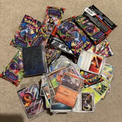 Pokemon Phantasmal Flames Bulk Bundle including Charcadet promo and Sleeve - Image 1