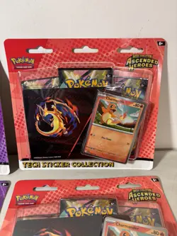 🔥Pokemon TCG Ascended Heroes Tech Sticker Collection LOT OF 9 - READY TO SHIP - Image 5
