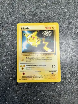 (SW) Pokemon TCG Pikachu #25 Black Star Promo - 1999 - WB The First Movie - Image 1