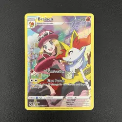 Pokemon TCG Braixen Silver Tempest Trainer Gallery #TG01/TG30 Ultra Rare - NM - Image 1