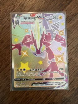 Pokemon TCG Toxtricity VMAX Shining Fates SV113/SV122 Shiny Holo Rare - Image 1