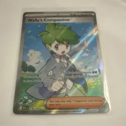 Pokemon Wally's Compassion Ultra Rare Full Art Holo Mega Evolution Trainer 176/… - Image 1