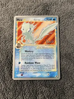 Pokemon TCG 2008 World Championships Mew Delta Species Gold Star - 101/101 Empo - Image 1
