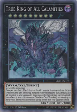 True King of All Calamities - MYFI-EN049 - Super Rare - 1st Edition NM Yugioh My - Image 1