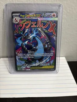 Mega Charizard X ex 023 MEP Black Star Promo Pokemon Phantasmal Flames UPC - Image 1