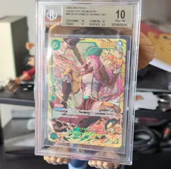 Bandai One Piece Jewelry Bonney OP12-118 SEC Legacy Master Foil BGS 10 - Image 1