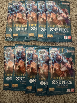 One Piece LOT OF 10, English OP-08 Two Legends Booster Packs, NEW/Sealed! - Image 1