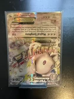 2016 Pokemon M Audino EX Ultra rare Holo 85/124 - Image 4