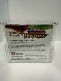 Pokemon Sword and Shield Vivid Voltage Booster Box - 135 Cards W/ Acrylic Case 820650827495 - Image 3