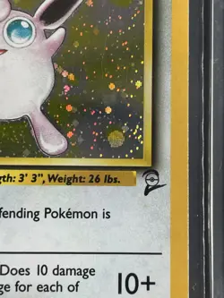 Pokemon TCG Wigglytuff Holo Rare Card 19/130 Base Set 2 Unlimited Vintage - Image 2