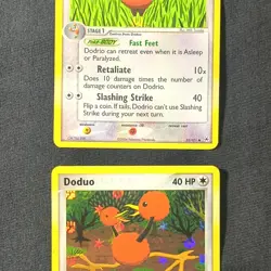 Pokemon TCG, EX Hidden Legends 2 Card Lot Doduo Dodrio Holo 2004 NM - Image 1