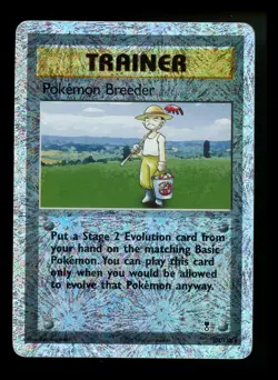 #3 Pokemon Breeder 102/110 Legendary Collection 2002 Reverse Holo Pokemon Card - Image 1