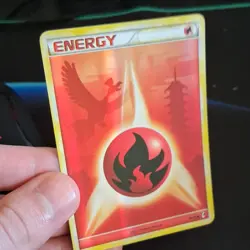 Pokemon TCG Fire Energy 89/95 Call of Legends Ho-Oh Full Art Holo 2011 Card - Image 3