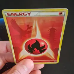 Pokemon TCG Fire Energy 89/95 Call of Legends Ho-Oh Full Art Holo 2011 Card - Image 4