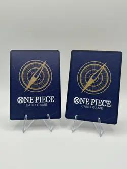 Bandai One Piece Foxy, Monkey D. Luffy Holo Lot EB04-036 P-043 OP14 Cards - Image 2