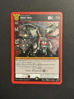 MetaZoo 2023 Black Friday Promo Card - Jersey Devil - Full Holo - Image 1