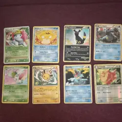 Pokemon TCG Mixed Card Lot Shaymin-X, Psyduck, Umbreon, 8 Cards Regular & Holo - Image 1