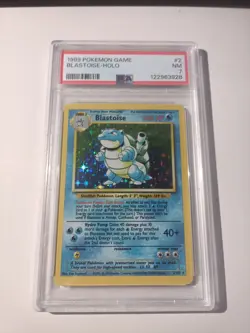 Pokemon TCG Base Set Blastoise Holo Card 2/102 - Image 1