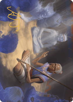 Ancestral Reminiscence Art Card - Gold-Stamped Signature~9/81~NM~Art Series: The - Image 1