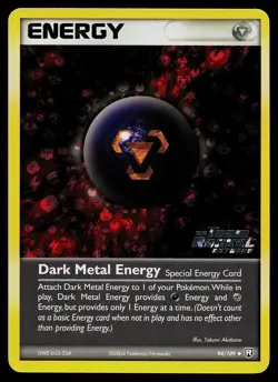 Pokemon Card - Dark Metal Energy Team Rocket Returns 94/109 Reverse Holo Stamped - Image 1