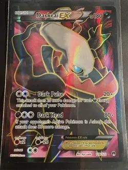 Pokemon Darkrai EX Holo Full Art Ultra Rare Card 118/122 XY Breakpoint Near Mint - Image 1