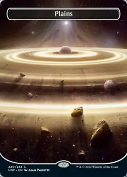 Plains (240) - Borderless NM, English MTG Unfinity - Image 1