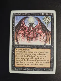 Lord of the Pit (Revised Edition) Regular MTG - Image 1