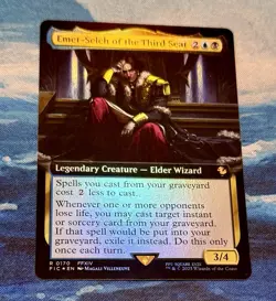 Emet-Selch of the Third Seat Extended Art Foil - MTG Commander Final Fantasy NM - Image 1