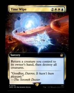 Time Wipe (Extended Art) R Universes Beyond: Doctor Who 478 NM - Image 1