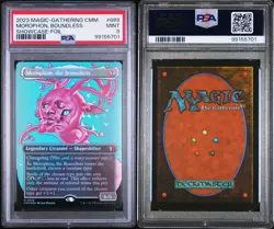 MTG: CMM Morophon, the Boundless Showcase Foil #669 PSA 9 - Image 3