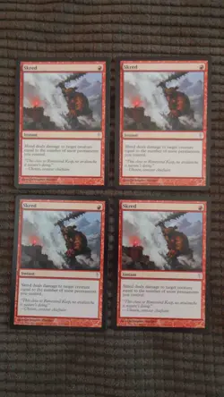 Magic: the Gathering / MtG Skred x4 Coldsnap - Image 1